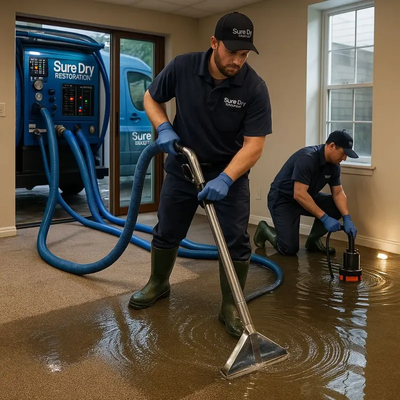 Water Extraction and Removal process in Cassopolis, MI